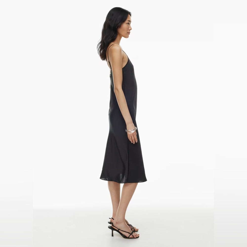 Aritzia Wilfred Only Slip Satin Midi Dress - Picture 4 of 9